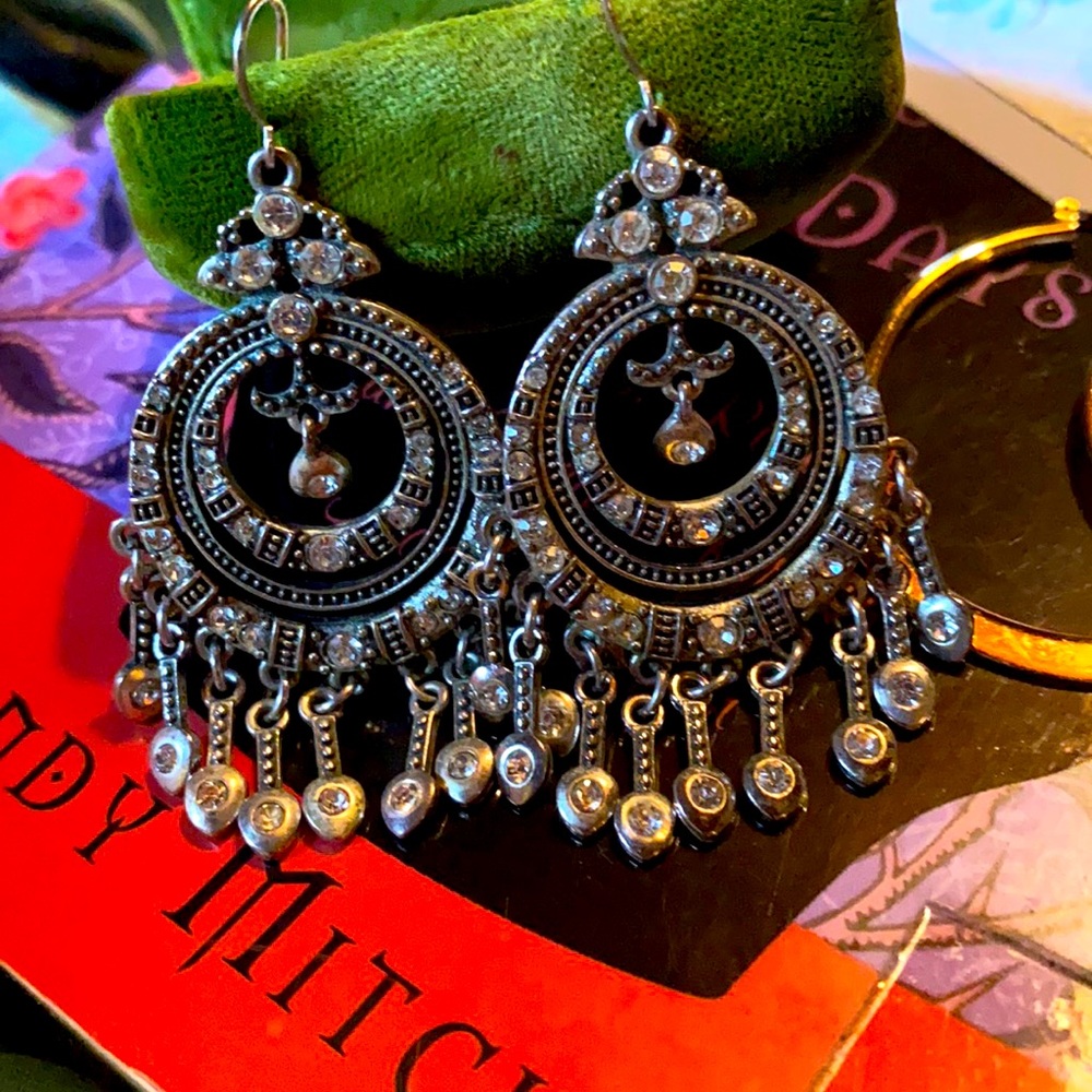 Premier Design Boho Silver dangle earrings